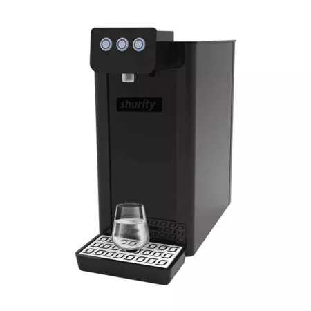 Shurity Kansas 15 Nero Refrigeratore acqua con filtrazione e posizionamento Soprabanco per Uso Domestico con produttività da 15lt/h