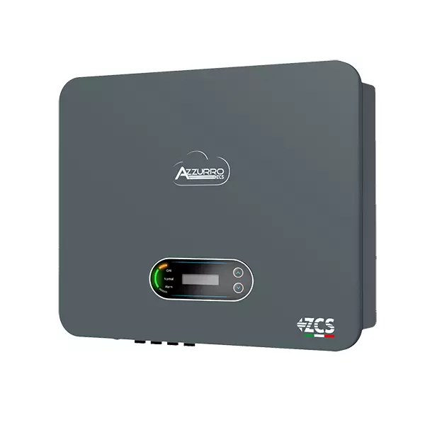 Inverter di stringa trifase (3PH) ZCS AZZURRO serie TL-V3 con potenze da 3kW (3.3KTL-V3), 4kW (4.4KTL-V3), 5kW (5.5KTL-V3), 6kW (6.6KTL-V3), 8kW (8.8KTL), 11kW (11KTL-V3 e 12kW (12KTL) ideali per impianti fotovoltaici di piccole e media dimensioni in applicazioni di tipo residenziale, commerciali e piccole industrie.