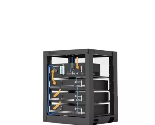 Powercube X1 7.2 Sistema di accumulo da 7,2 kWh Pylontech dotato di tre batterie in alta tensione da 2.4 kWh con relativo BMS sistemati su struttura a Rack