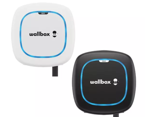 Wallbox Pulsar Max caricabatterie per veicoli elettrici con sistema di ricarica intelligente e veloce, consumi energetici ridotti, connettività Wifi e Bluetooth