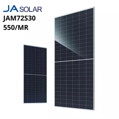 JA SOLAR JAM72S30 550/MR Modulo fotovoltaico Monocristallino da 550 W di tipo monofacciale con celle PERC ad alta efficienza