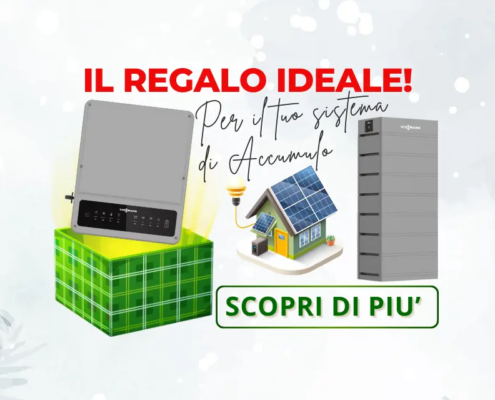 Inverter ibrido Viessmann in regalo con installazione delle Batterie per l'accumulo fotovoltaico