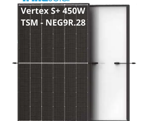 Modulo fotovoltaico TRINASOLAR TSM-450-NEG9R.28 Vertex S+ MBB da 450Wp con celle i-TOPCon a doppio vetro di tipo N progettati per impianti residenziali e commerciali