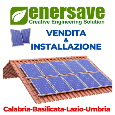 VENDITA E INSTALLAZIONE MODULI FOTOVOLTAICI CON ENERSAVE SRL