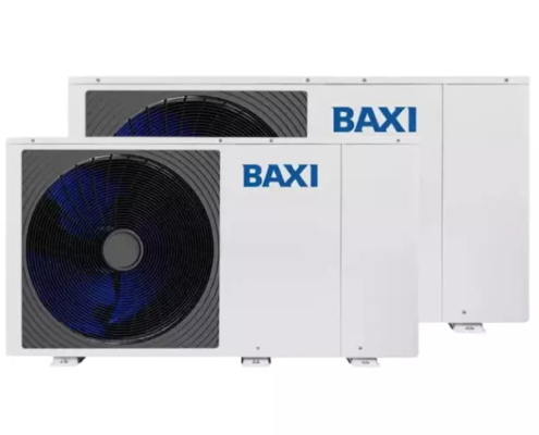 Pompa di Calore aria-acqua monoblocco auriga monofase Baxi con tecnologia DC Inverter ad alto range di modulazione, refrigerante R32