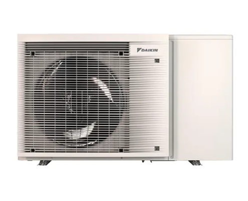 Pompa di Calore aria-acqua monoblocco reversibile Daikin Altherma 3 M con refrigerante R32 e riscaldatore di riserva elettrico da 3kW integrato o separato