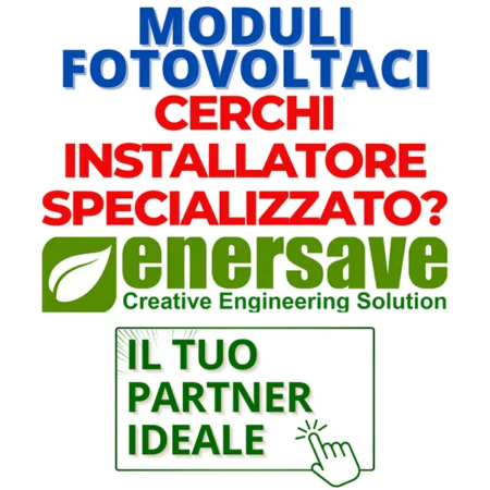 Affidati a Enersave Srl per l'installazione dei moduli fotovoltaici! Dal 2005 garantiamo installazioni professionali e assistenza completa.