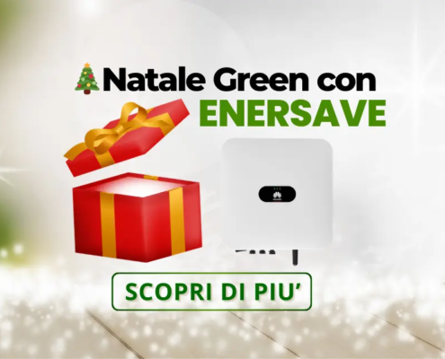 Inverter e monitoraggio in regalo per l'acquisto di impianto fotovoltaico con accumulo da offerte Enersave valide fino al 31 dicembre 2024